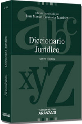 Knjiga Diccionario jurídico Juan Manuel Fernández Martínez