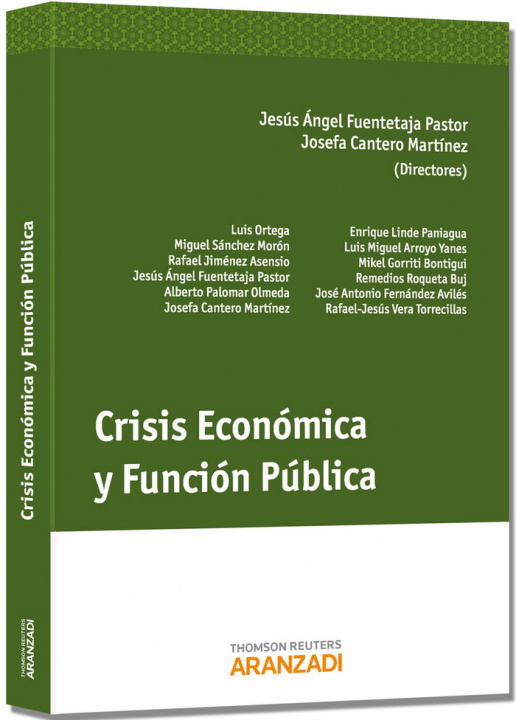 Buch Crisis económica y función pública Josefa Cantero Martínez