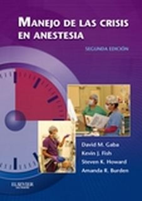 Kniha Manejo de las crisis en anestesia D.M. GABA