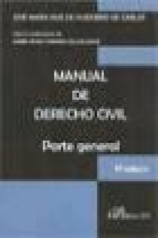 Książka Manual de derecho civil : parte general María Reyes Corripio Gil-Delgado