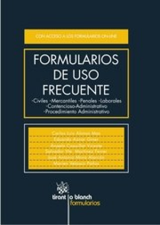 Könyv Formularios de uso frecuente Carlos Luis Alonso Mas