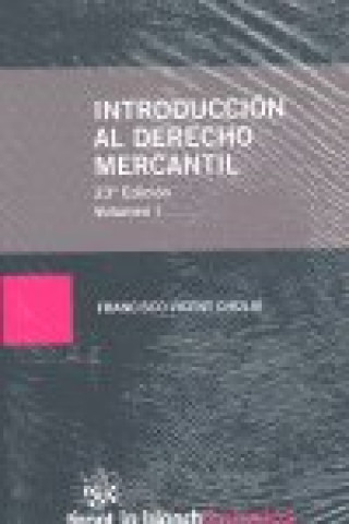 Libro Introducción al derecho mercantil Francisco Vicent Chuliá