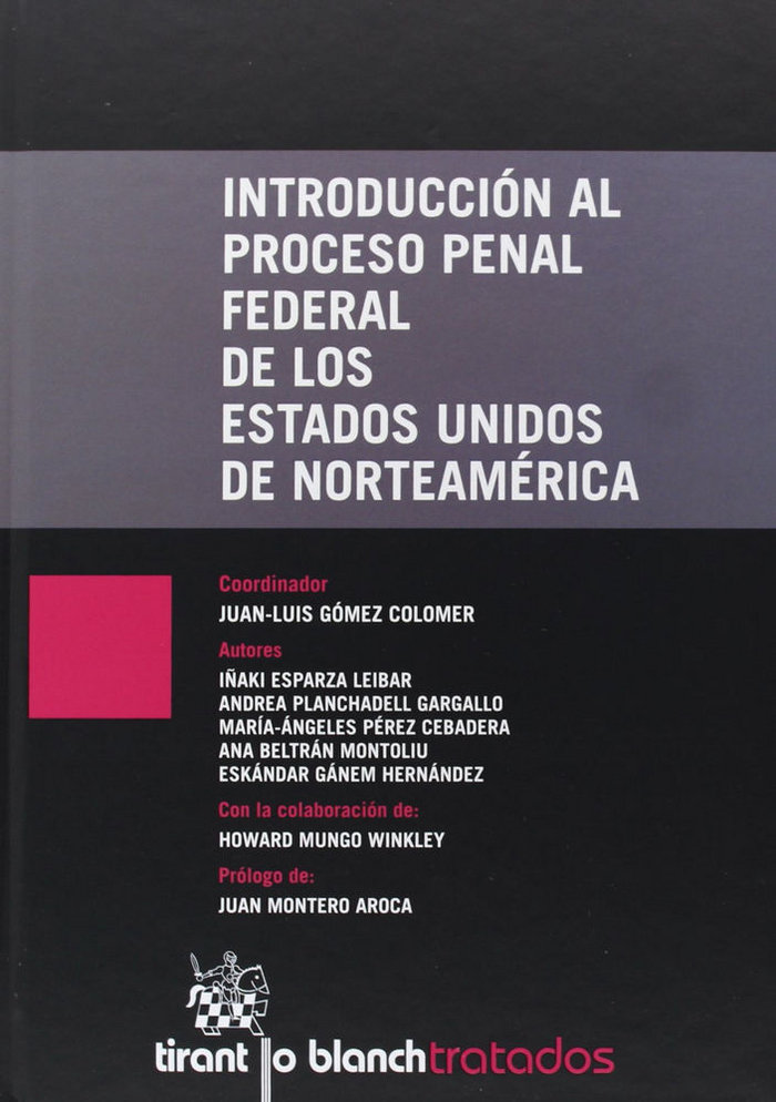 Książka Introducción al proceso penal federal de los Estados Unidos de Norteamérica 