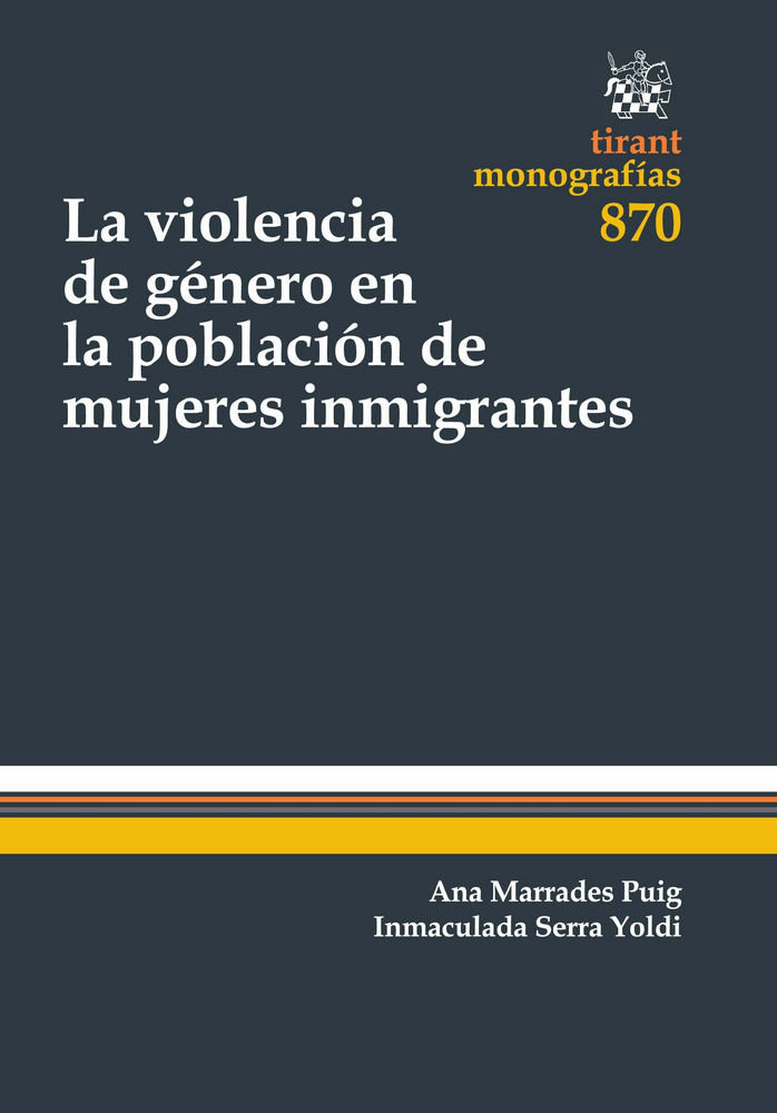 Book La violencia de género en la población de mujeres inmigrantes Ana Isabel Marrades Puig