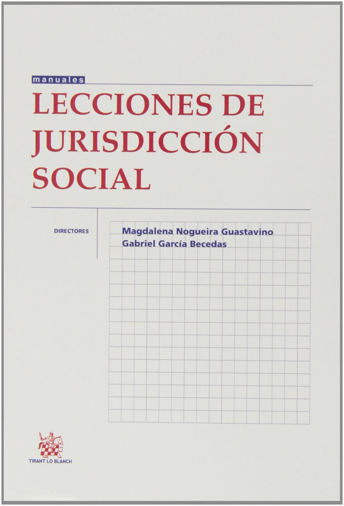Carte Lecciones de jurisdicción social Gabriel García Becedas