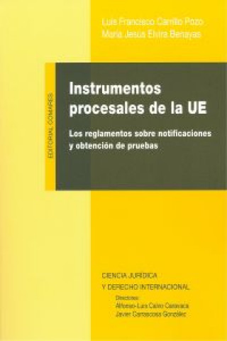 Книга Instrumentos procesales de la UE : los reglamentos sobre notificaciones y obtención de pruebas Luis Francisco Carrillo Pozo