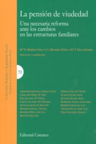 Kniha La pensión de viudedad : una necesaria reforma ante los cambios en las estructuras familiares José Luis Monereo Pérez