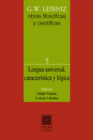 Książka Lengua universal, característica y lógica G.W. LEIBNIZ