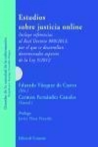 Könyv Estudios sobre justicia online : incluye referencias al Real Decreto 980-2013, por el que se desarrollan determinados aspectos de la Ley 5-2012 Eduardo Vázquez de Castro