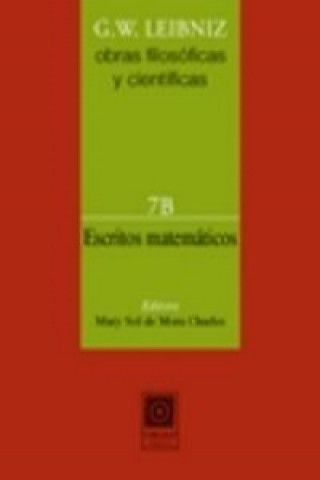 Книга Escritos matemáticos 7B G.W. LEIBNIZ