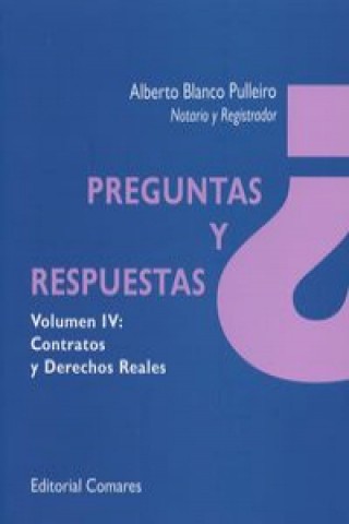 Buch Preguntas y respuestas : contratos y Derechos Reales ABLBERTO BLANCO PULLEIRO