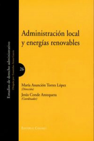 Kniha Administración local y energías renovables 