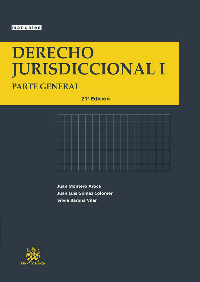 Buch Derecho Jurisdiccional I Parte General 