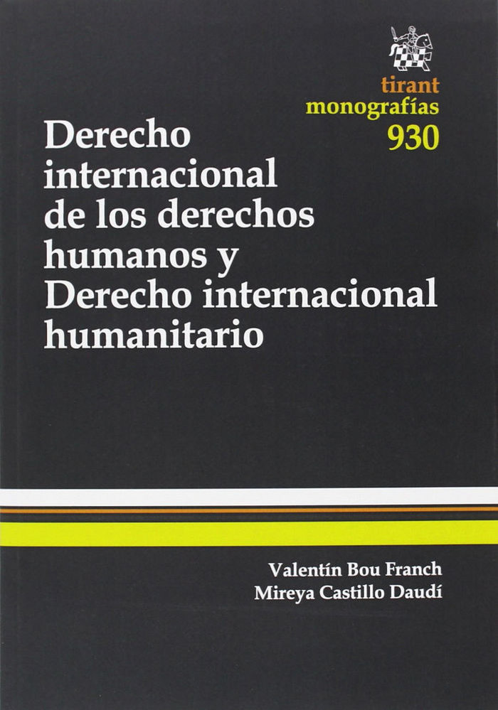 Carte Derecho internacional de los derechos humanos y derecho internacional humanitario Valentín Bou Franch
