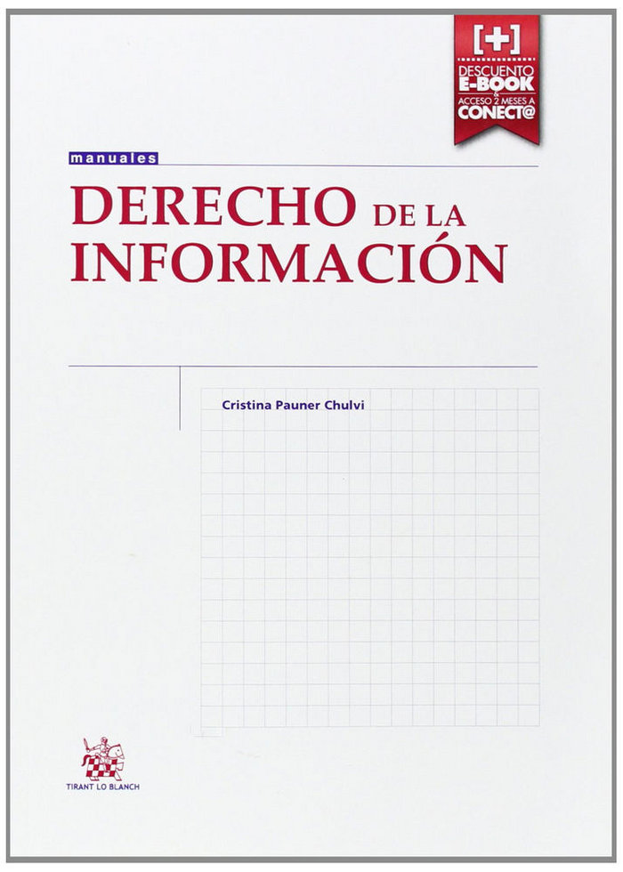 Książka Derecho de la información Pauner Chulvi