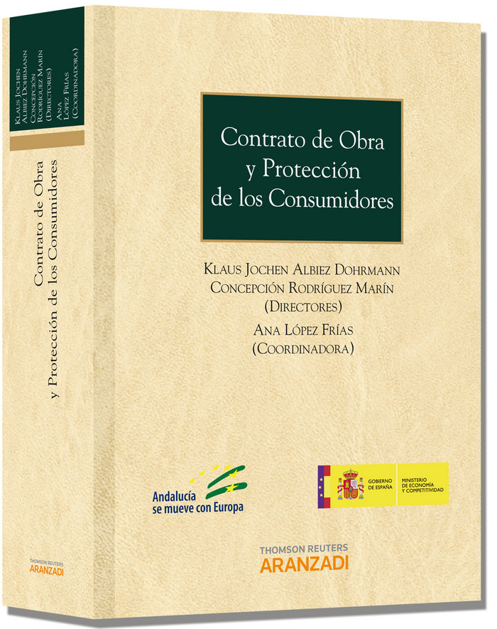 Carte Contrato de obra y protección de los consumidores Klaus Jochen Albiez Dohrmann