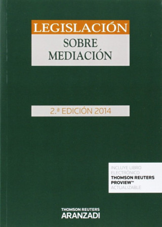 Книга Legislación sobre mediación (Papel+e-book) 