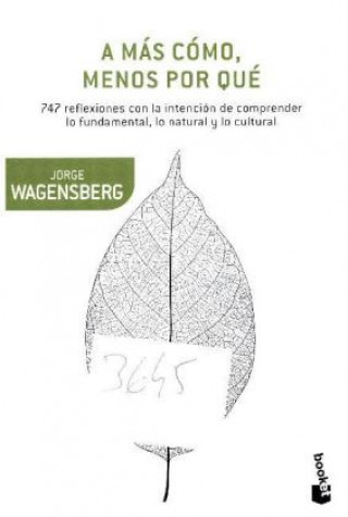 Livre A más como, menos por qué JORGE WAGENSBERG