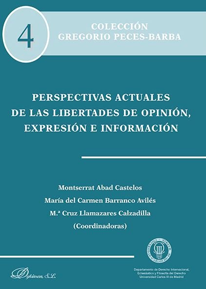 Kniha Perspectivas actuales de las libertades de opinión, expresión e información 