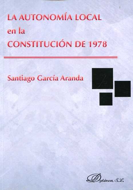 Carte La autonomía local en la Constitución de 1978 