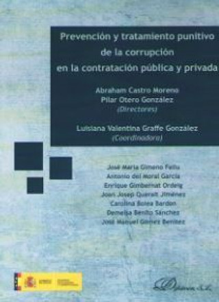 Kniha Prevención y tratamiento punitivo de la corrupción en la contratación pública y privada 