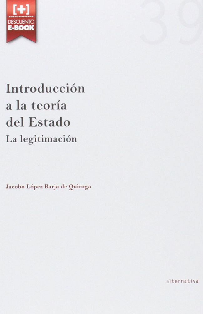 Книга Introducción a teoría del Estado: La legitimación 