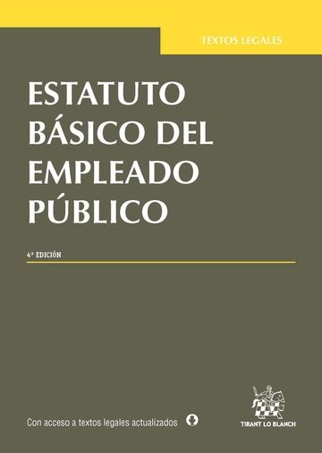 Knjiga Estatuto básico del empleado público 