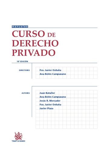 Könyv Curso de Derecho Privado 