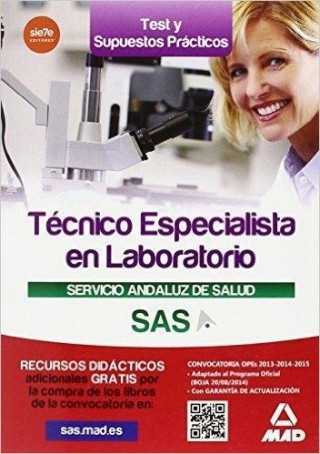 Książka Técnicos Especialistas en Laboratorio del Servicio Andaluz de Salud. Test y casos prácticos 