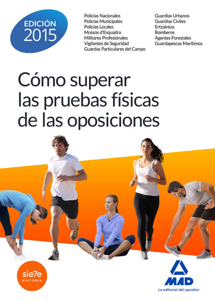 Libro Cómo Superar las Pruebas físicas en las oposiciones 