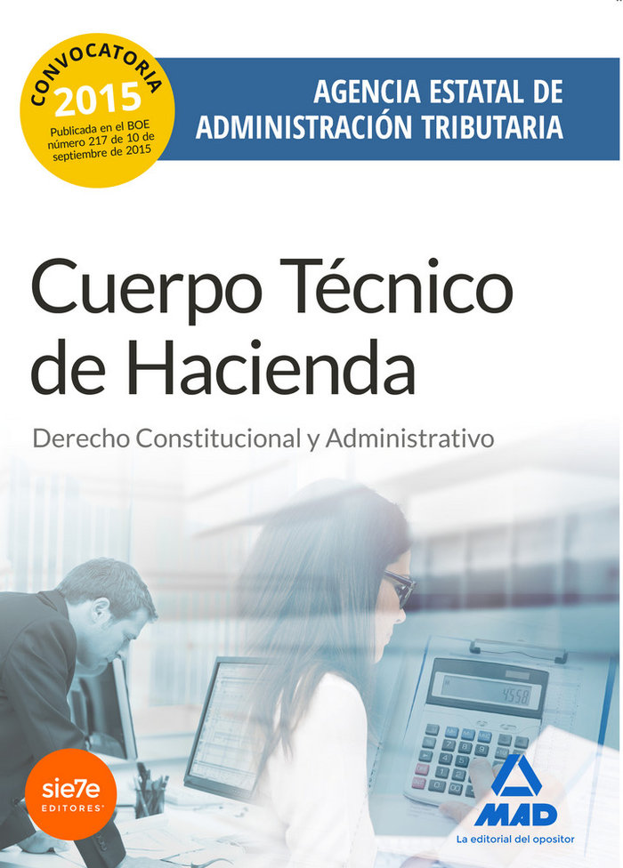 Książka Cuerpo Técnico de Hacienda de la Agencia Estatal de Administración Tributaria. Temario, volumen 2: Derecho Constitucional y Administrativo 