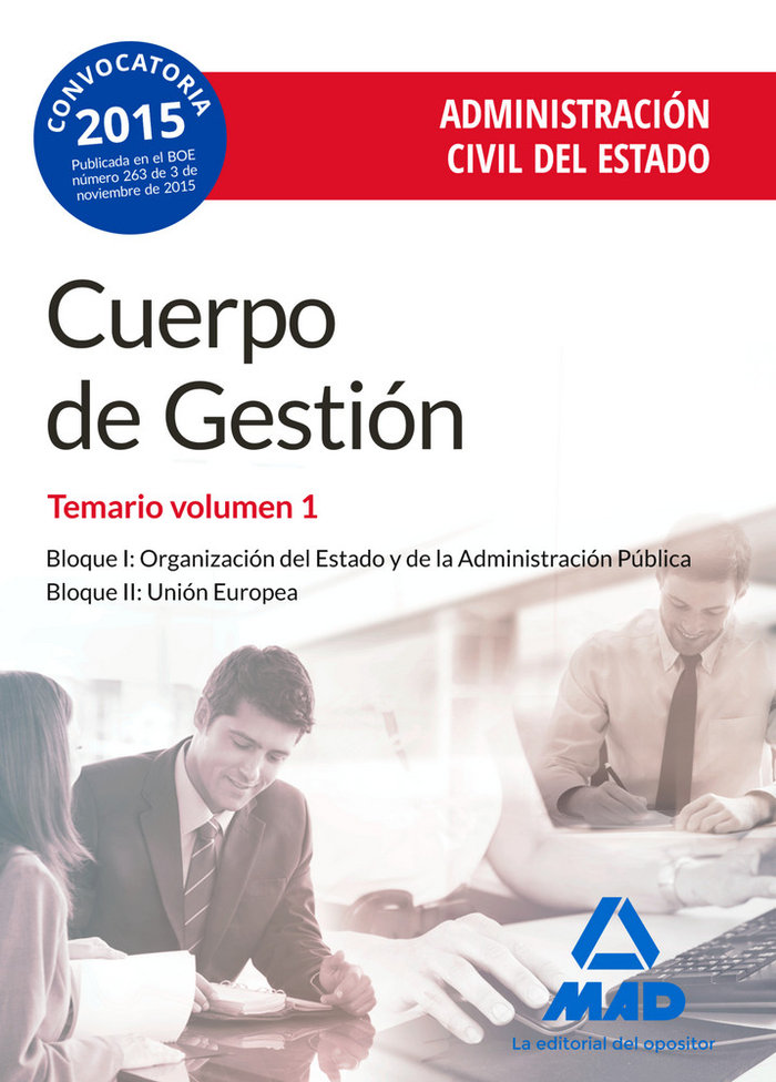 Kniha Cuerpo de Gestión de la Administración Civil del Estado. Temario, volumen 1 