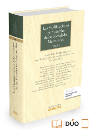 Könyv Las modificaciones estructurales de las sociedades mercantiles (Papel + e-book) 