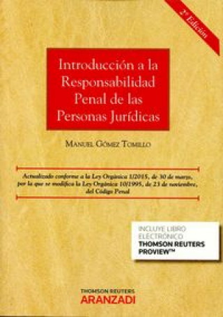 Kniha Introducción a la responsabilidad penal de las personas jurídicas 