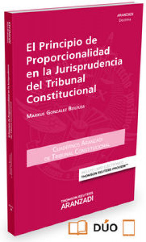 Книга El principio de proporcionalidad en la jurisprudencia del tribunal constitucional (Formato dúo) 
