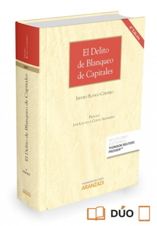 Könyv El delito de blanqueo de capitales (Formato dúo) 