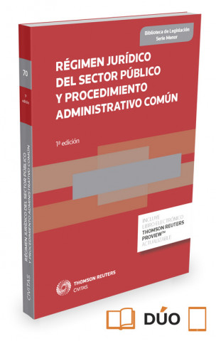 Kniha Régimen Jurídico del Sector Público y Procedimiento Administrativo Común (Papel + e-book) 