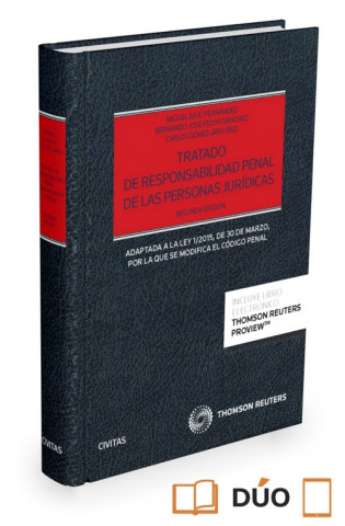 Könyv TRATADO DE RESPONSABILIDAD PENAL DE PERSONAS JURIDICAS MIGUEL BAJO FERNANDEZ
