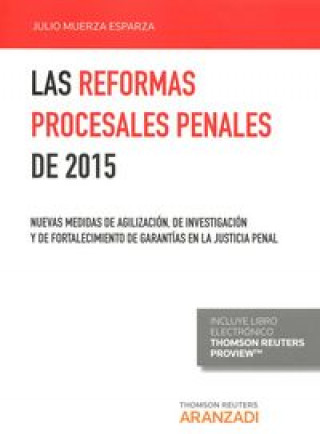 Kniha REFORMAS PROCESALES PENALES 2015,LAS 