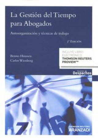 Kniha GESTION DEL TIEMPO PARA ABOGADOS AUTOORGANIZACION TECNICAS 