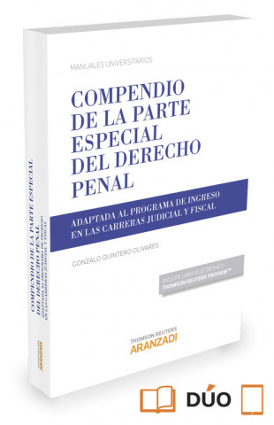 Könyv COMPENDIO DE LA PARTE ESPECIAL DEL DERECHO PENAL (DÚO) GONZALO QUINTERO OLIVARES