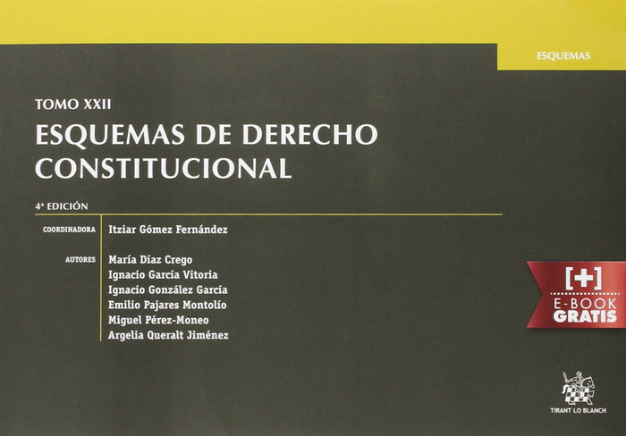 Книга Tomo XXII Esquemas de Derecho Constitucional 