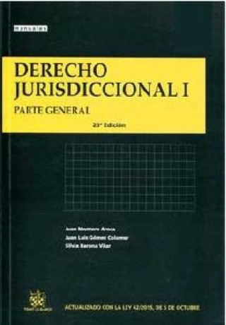 Könyv Derecho Jurisdiccional I. Parte General 