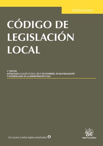 Book Código de legislación local Llavador Cisternes