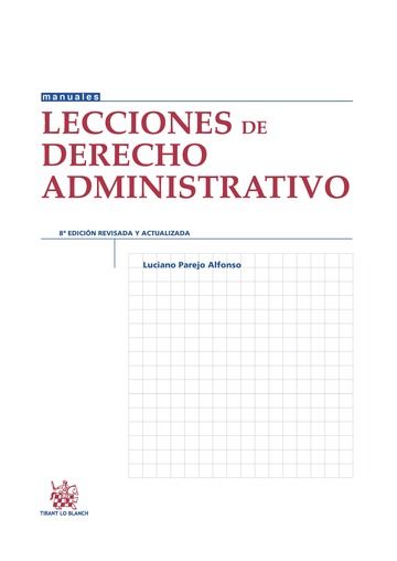 Book Lecciones de derecho administrativo 