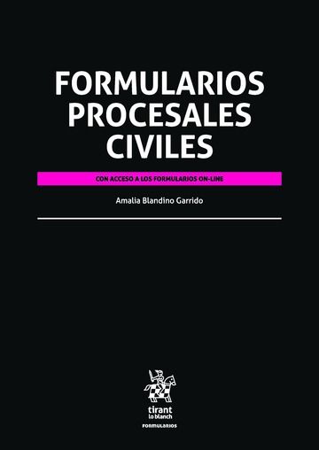 Knjiga Formularios Procesales Civiles 