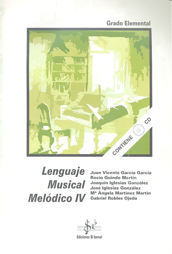 Книга Lenguaje musical melódico IV, grado elemental Manuel Gil Pérez