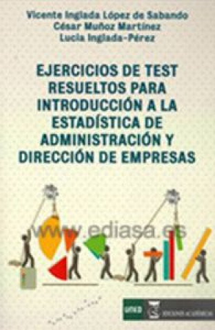 Książka Ejercicios de test resueltos para introducción a la estadística de administración y dirección de empresa 