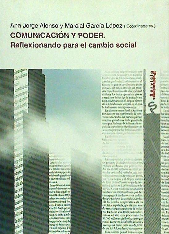 Libro Comunicación y poder Marcial García López