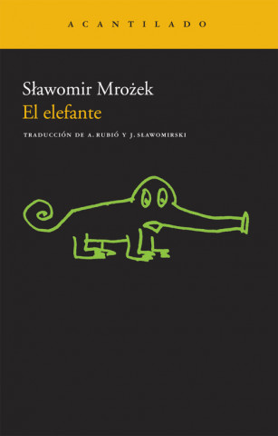 Kniha El elefante SLAWOMIR MROZEK